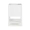 Alaterre Furniture Bennet 3pc Wooden Bathroom Vanity Set - 24-in. L Vanity, 30-in. L Mirror, 25-in. Wall Shelf, White AVAN2400WHAA - alternate 7